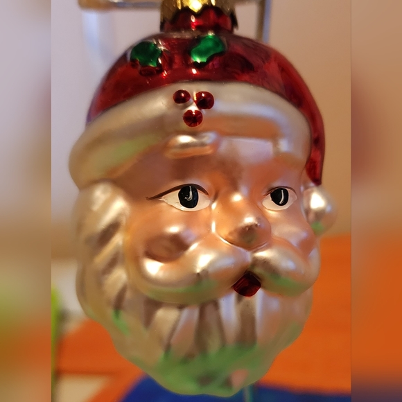 Santa Vintage Mercury blown Glass Christmas holiday ornament BENIFITS CHARITY - Picture 2 of 5